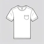 White t-shirt image